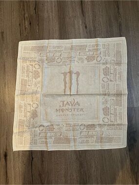 Java Monster Beige Logo Bandana